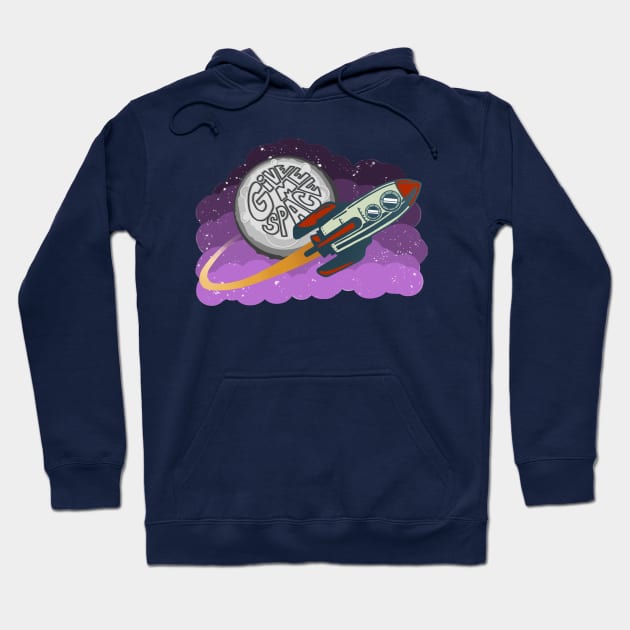 I Need Space Hoodie by Owllee Designs